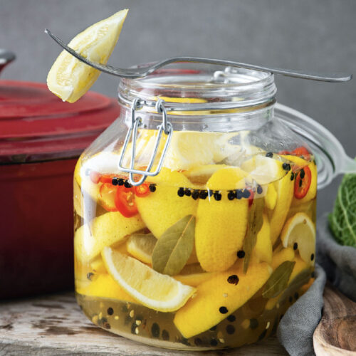 Saltinlagda citroner